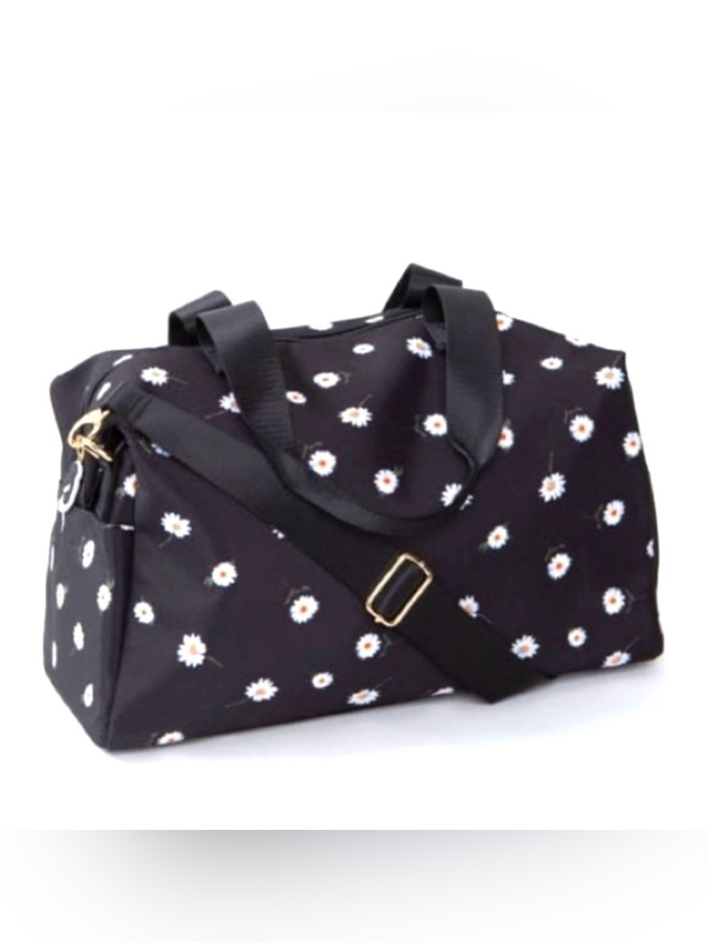 NWT Alice + Olivia By Stacey Bendet Daisy Print Weekender Duffel Bag